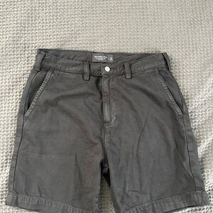 Abercrombie Men's Black Shorts